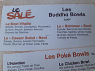 L'acai Bowl menu