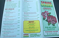 Spring Garden menu