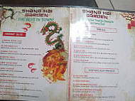 Shang-hai Garden menu