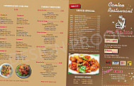 Canton menu