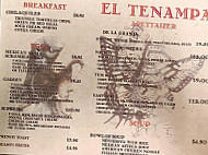 El Tenampa menu