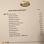 Cafeteria VillacaÑada menu