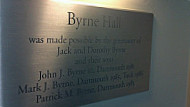 Byrne Hall menu