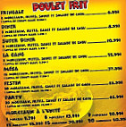 Patati-Patata Restaurant menu