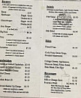 Meleah's Cafe And Country Store menu