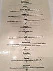 The Java Cottage menu