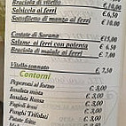 Trattoria Al Ponte menu