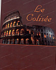 Le Colisee menu