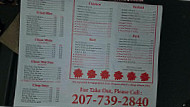 Asia Eatery menu