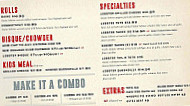 Cousins Maine Lobster Freehold menu