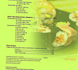 Kalisushi menu