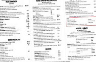 Monon Junction House menu