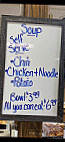 Sale Barn Cafe menu