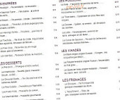 Goumard menu