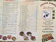 Chuong Garden menu