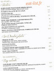 Sir Winston menu