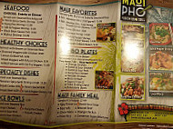 Maui Pho Too Fusion Grill menu