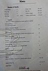 J. J. K. Cafe menu