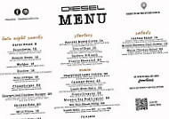Diesel menu