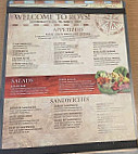 Roy's menu