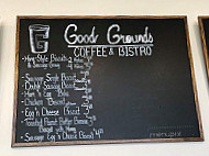 Good Grounds Coffee Bistro menu