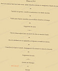 Le Pave Gourmand menu