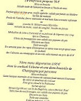 Autogrill Cote France menu
