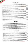 Restaurant Alessandro menu