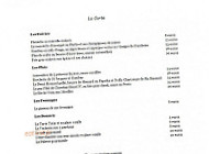 La Tour Du Roy menu