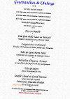 Auberge De La Baraque menu