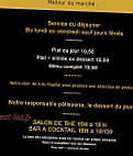 Auberge Du Mont Saint Mard menu