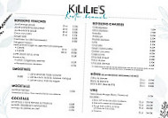 Kililie's Resto-Brunch menu