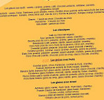 La Table Des Troys menu
