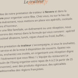 Moulin de l'Étang Menu