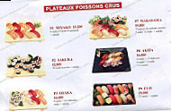 New Ichiban Sushi menu