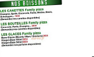 Family Pizza menu