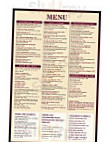 The Red Lion menu