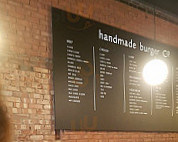 Handmade Burger Co menu