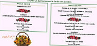 le jardin des dombes menu