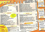 Pizza Pit menu