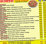 Pizza City et Services menu