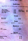 Blue Moon Coffee Shop Deli menu