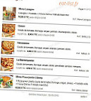 American Pizza menu