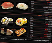 Sim Sushi menu