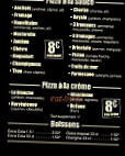Bibi Pizza menu