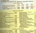 La Diva menu