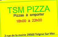 TSM Pizza menu