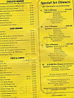 Silver River menu