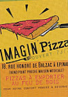 Imagin'pizza menu