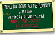 Les Metronome menu
